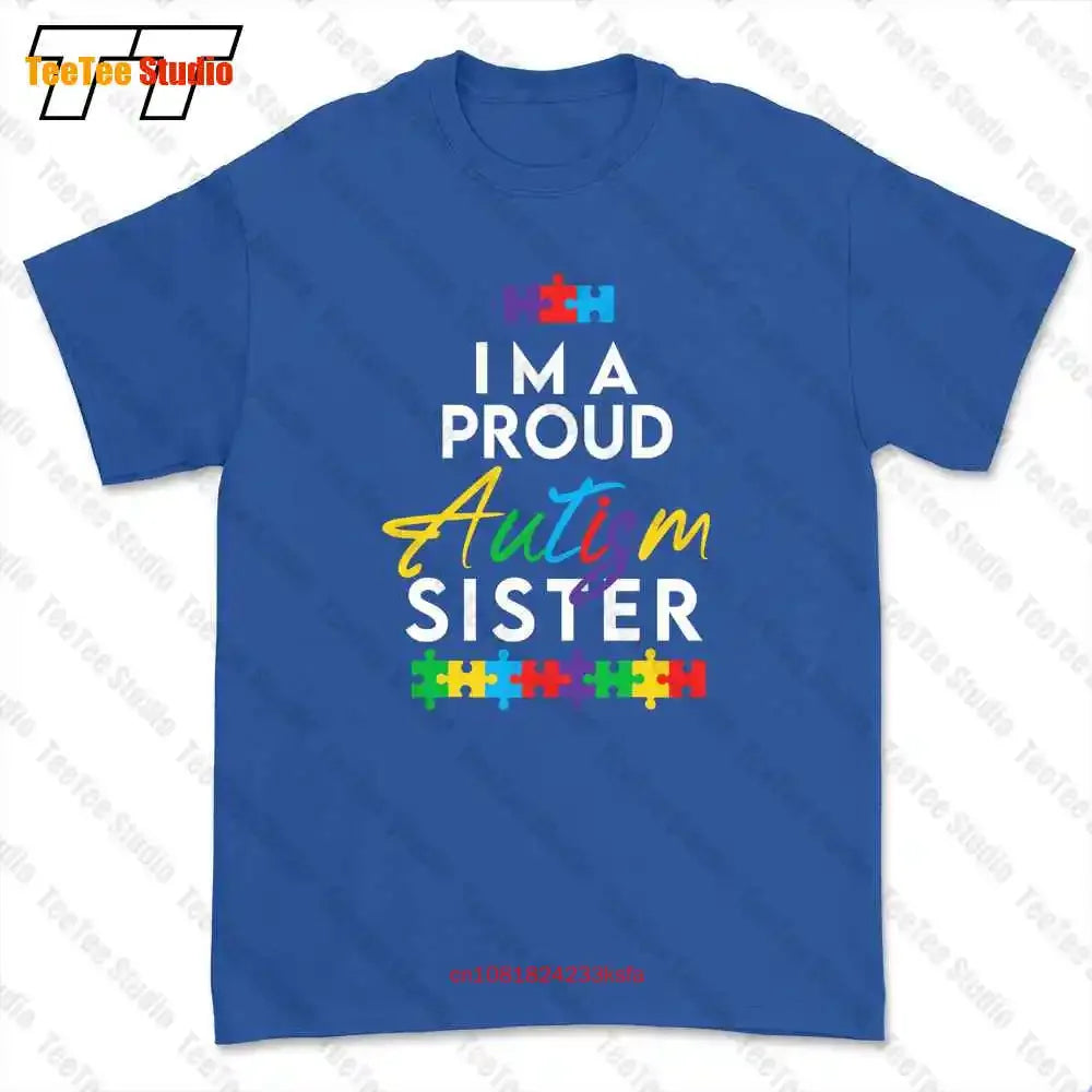 Im A Proud Autism Sister T-shirt Tee N742