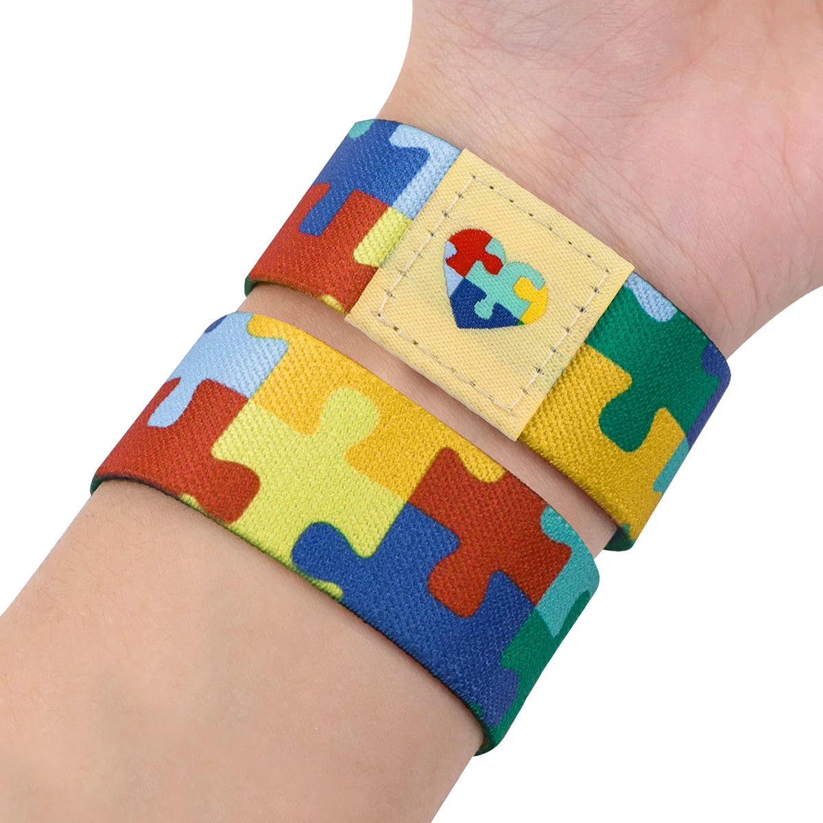 Autism Awareness Puzzle Bracelet For Women Armband Wristband Bracelets Bangles Nurse Doctor Accessories Fashion Bracelet Gifts