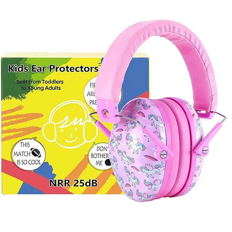 PROHEAR Kid Hearing Protectors Safety Noise Earmuffs for Children Autism Toddlers Reading Sleeping Adjustable NNR 25dB Ear Muff