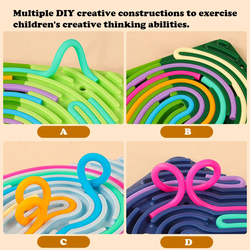 Sensory Activity Board For Boys And Girls To Relieve Stress, Anxiety, And Autism, A Must-Have Toy For Calm Travel And Airplanes