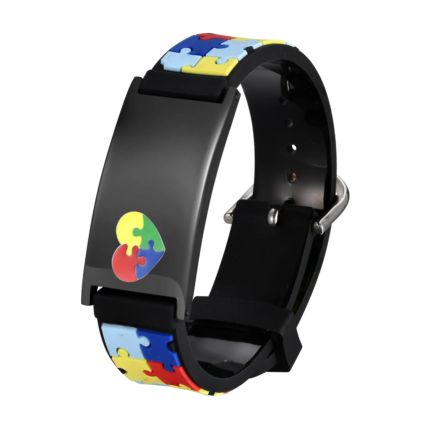 Free Personalized Autism Medical Alert ID Bracelet For Child Kids, 0-7 Years Custom Anti-lost  Bracelet Silcone Wristband