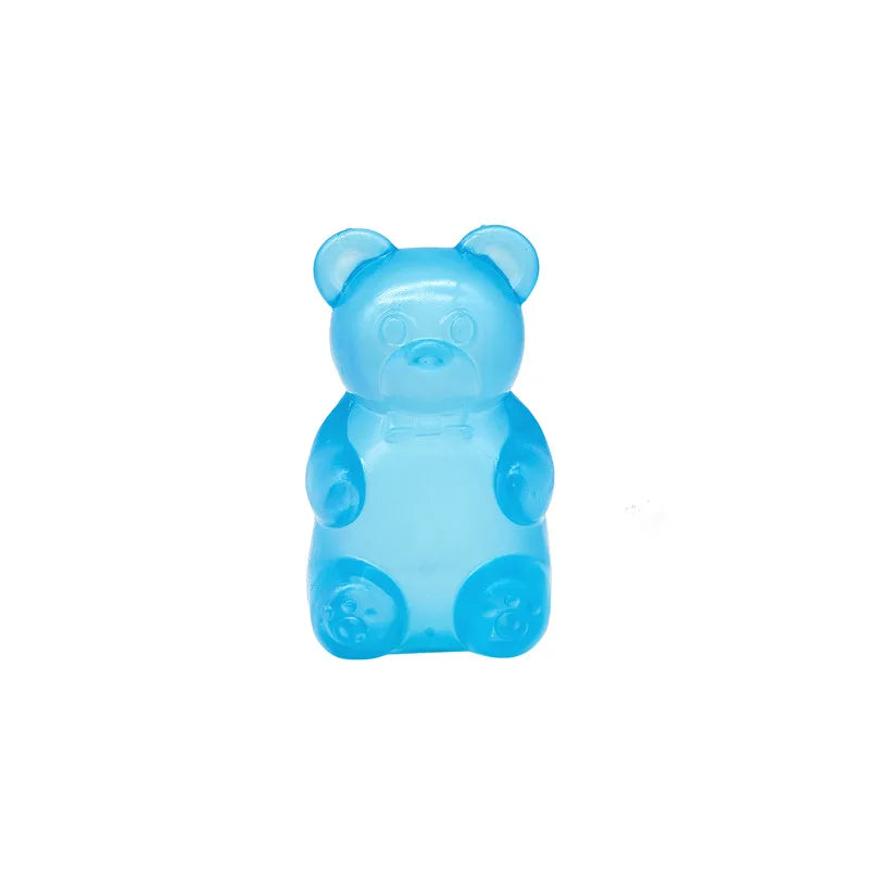 Multicolor Bear Cute  Maltose  Squeeze Toy  Squishy Toys Soft Simulated Transparent Slow-rebound Decompression  For Autism Toy