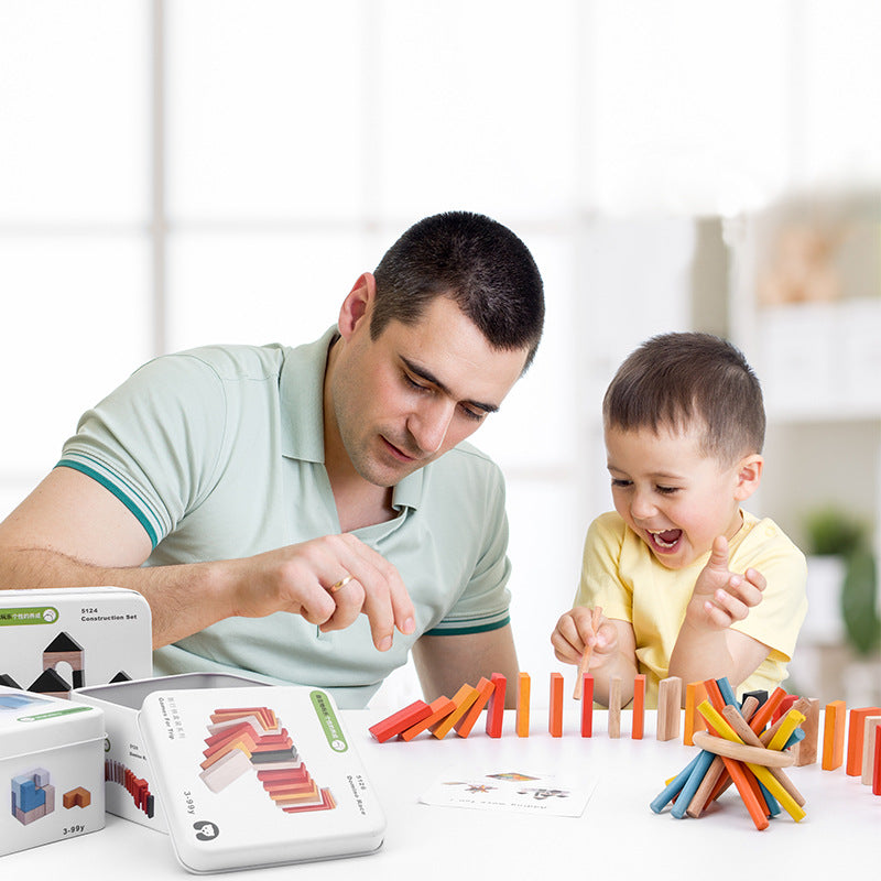 Children's Educational Travel Iron Box Rubik's Cube Puzzle Building Block Gyro Baby Early Education Cognitive Boy And Girl Toys