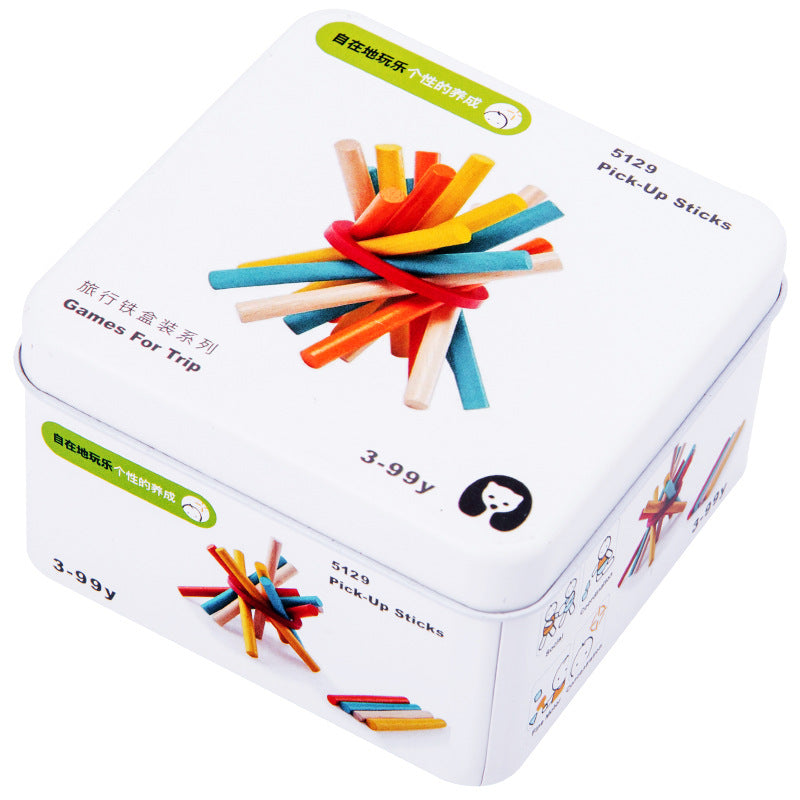 Children's Educational Travel Iron Box Rubik's Cube Puzzle Building Block Gyro Baby Early Education Cognitive Boy And Girl Toys