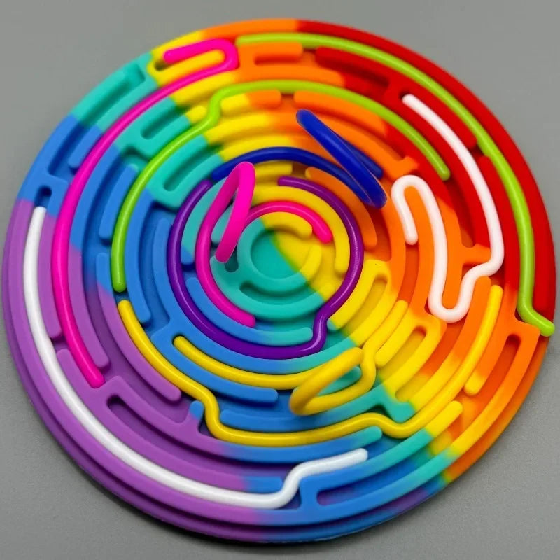 Relieve Stress Relief Reducing Toy Silicone Rubber Antistresse Fidget Anxiety Stress-Relieving For ADHD Children Autism Kids