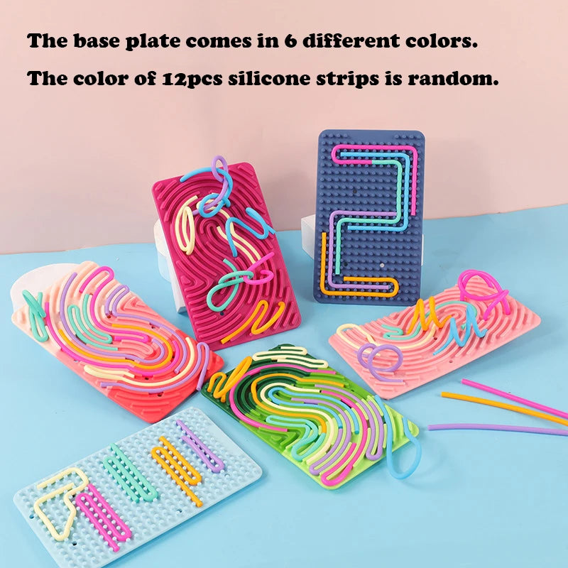 Sensory Activity Board For Boys And Girls To Relieve Stress, Anxiety, And Autism, A Must-Have Toy For Calm Travel And Airplanes