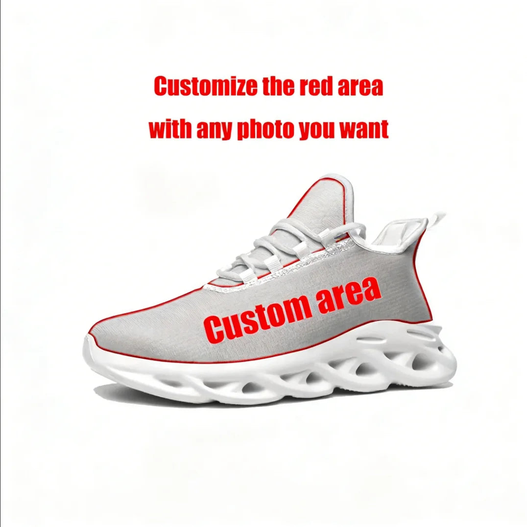 Autism Awareness Sports Running Shoe Color Puzzle Durable Wild Cozy Men’s Sneakers New High Quality Soft Platform Tenis Feminino