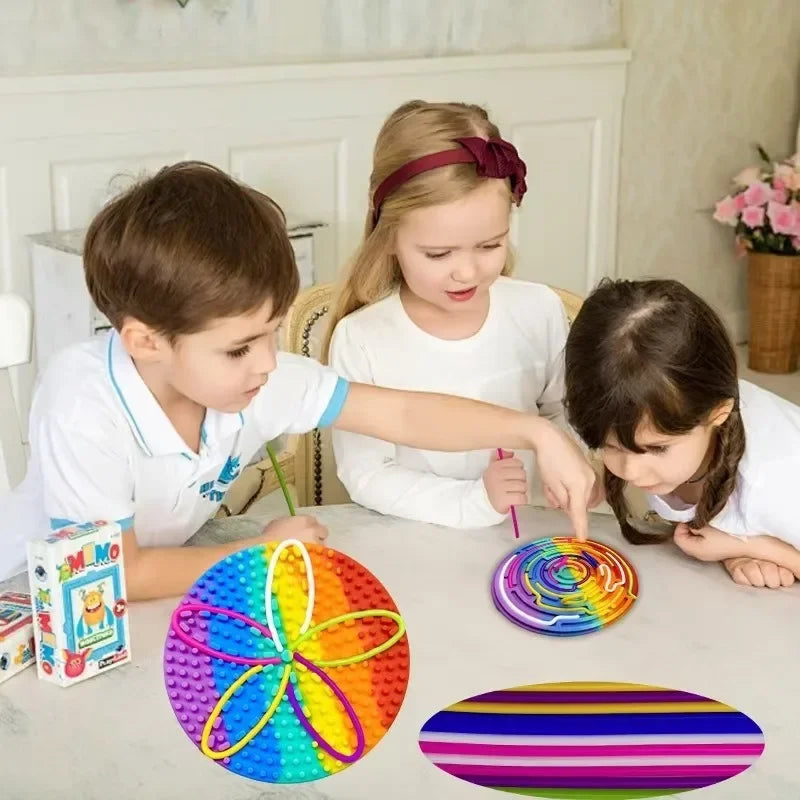 Relieve Stress Relief Reducing Toy Silicone Rubber Antistresse Fidget Anxiety Stress-Relieving For ADHD Children Autism Kids