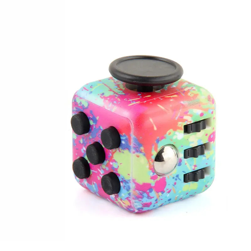 Fidget Cube Antistress Toy 8 Models 3.4cm 40g Hand Spinner Decompression Tool for Autism ADHD Anxiety Stress Relief Kids Adults