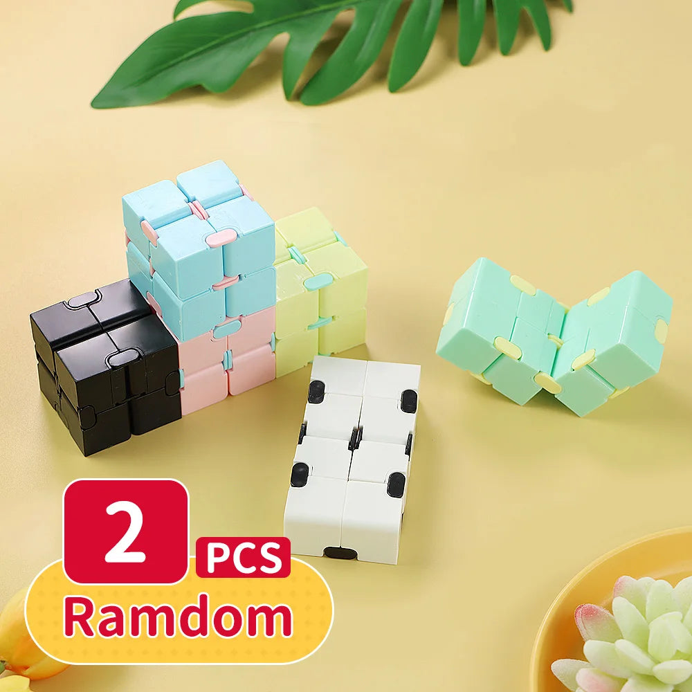 Squishy Fidget Sensory Toys Children With Autism And Anxiety Sensory Reliver Shrink Tube Toys for Adult Push Squeeze Pea Toys