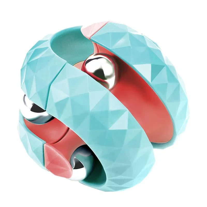 Decompression Toy Creative Orbit Ball Toy Children Autism Orbit Ball Cube Anti Stress Sensory Toys Infinite Flip Change for Kid