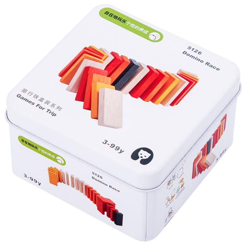 Children's Educational Travel Iron Box Rubik's Cube Puzzle Building Block Gyro Baby Early Education Cognitive Boy And Girl Toys