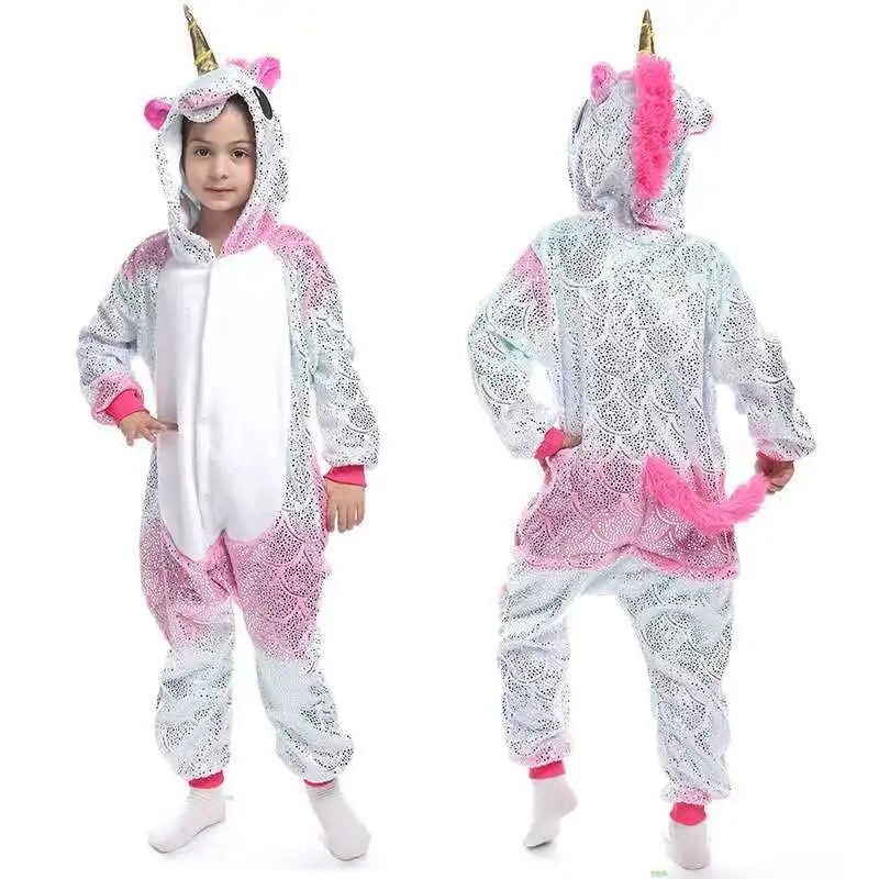 Unicorn Pajamas Boy Romper Girl's One-Piece  Pajamas  Cartoon Animal