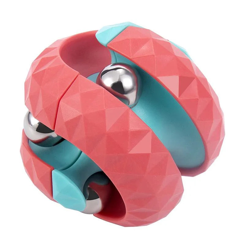 Decompression Toy Creative Orbit Ball Toy Children Autism Orbit Ball Cube Anti Stress Sensory Toys Infinite Flip Change for Kid