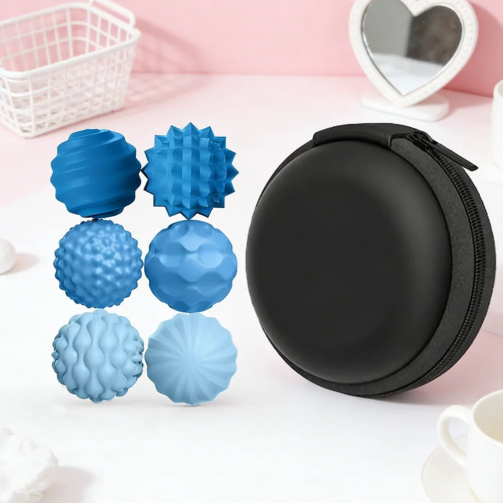 6/12Pcs Silicone Magnetic Balls Fidget Toys for Adults Stress Relief Sensory Toys for Autism ADHD Anxiety Fun Office Desk Toy