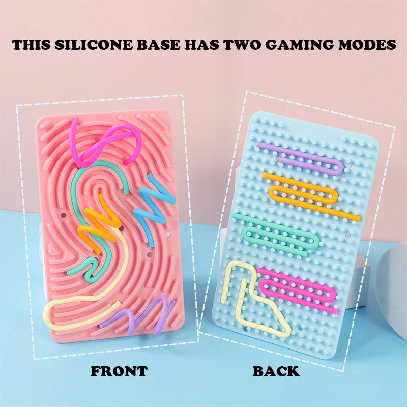 Sensory Activity Board For Boys And Girls To Relieve Stress, Anxiety, And Autism, A Must-Have Toy For Calm Travel And Airplanes