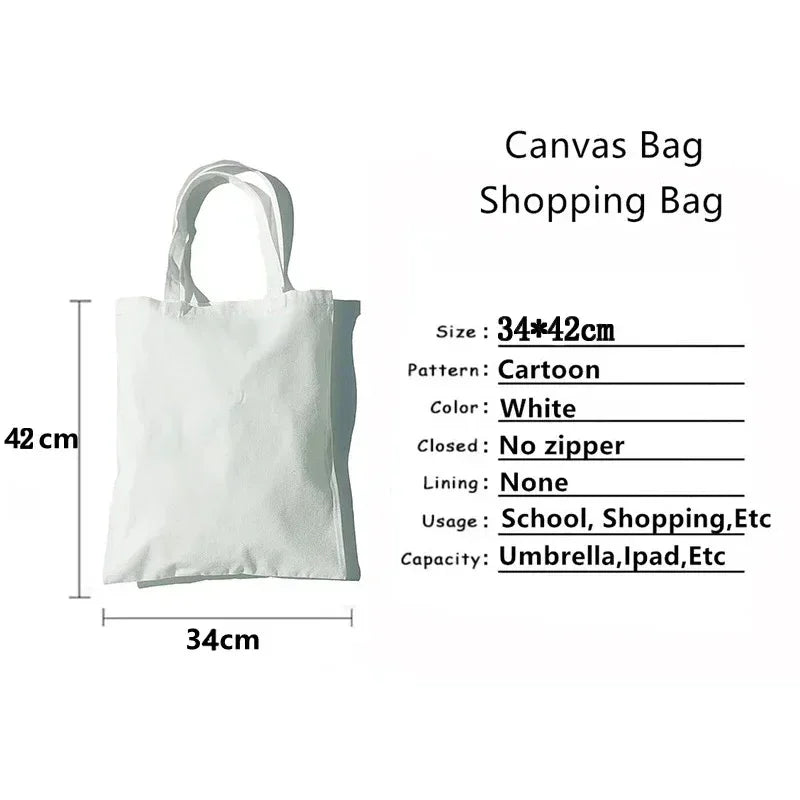 Canvas Tote Bags Accept Love and Understand Handbag Autism Awareness Color Puzzle Block Reusable Women's Shoulder Shopping Bag