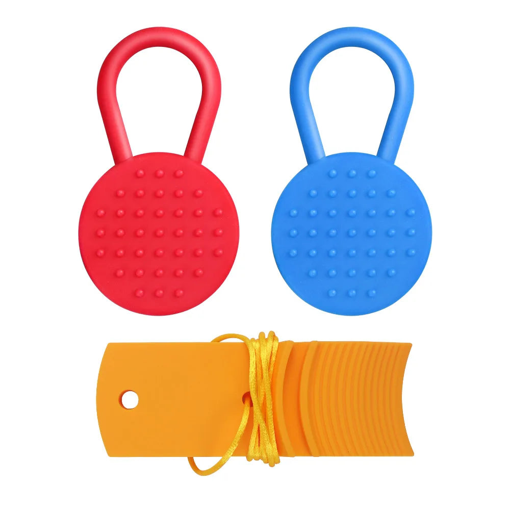 Speech Therapy Teeth Massager Adult Children Speak Oral Muscle Rehabilitation Training Chewing Tube Autism Sensory Therapy Tool