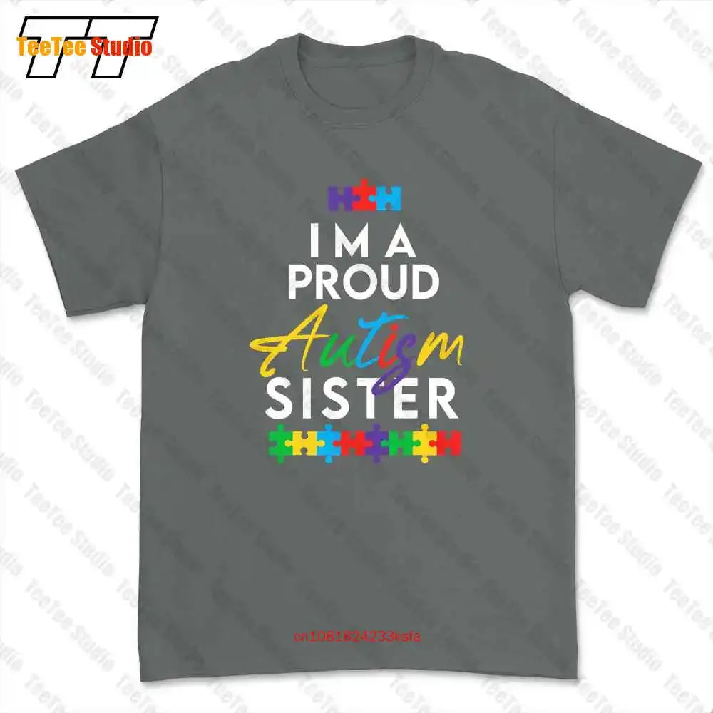 Im A Proud Autism Sister T-shirt Tee N742