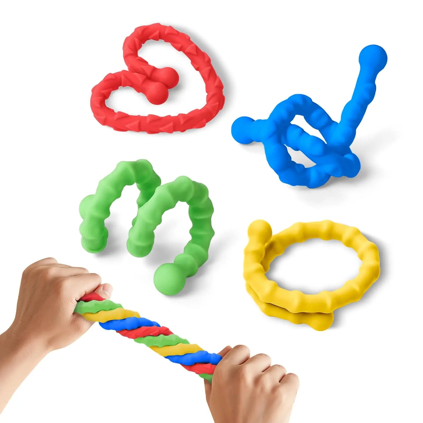 Silicone Sensory Stick,EDC Fidget Anti Stress Relief Sensory Toys for Kids Adults ADHD Autism Anxiety Gadgets Antistress Quiet