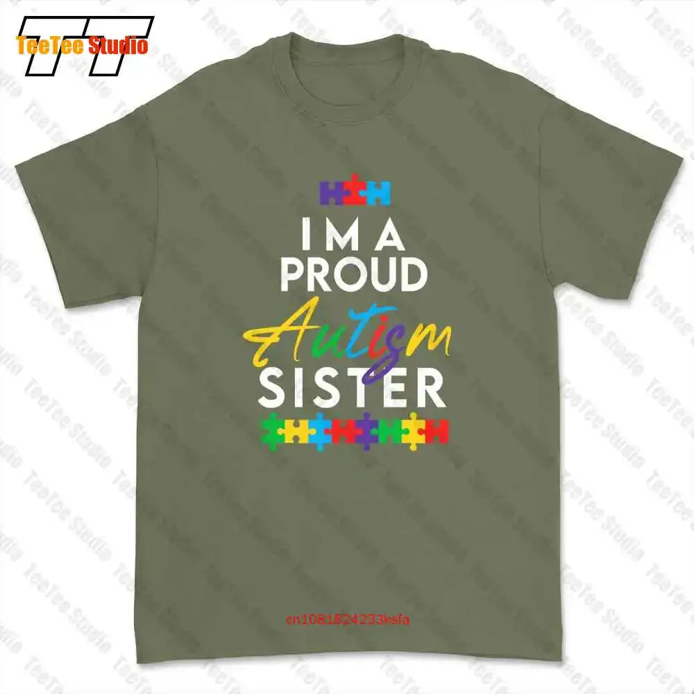 Im A Proud Autism Sister T-shirt Tee N742