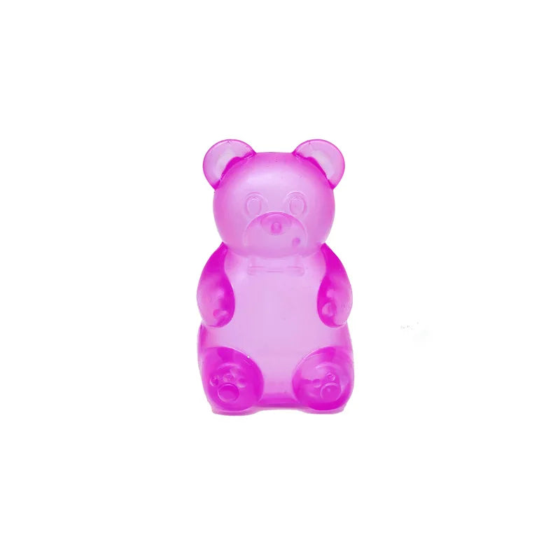 Multicolor Bear Cute  Maltose  Squeeze Toy  Squishy Toys Soft Simulated Transparent Slow-rebound Decompression  For Autism Toy