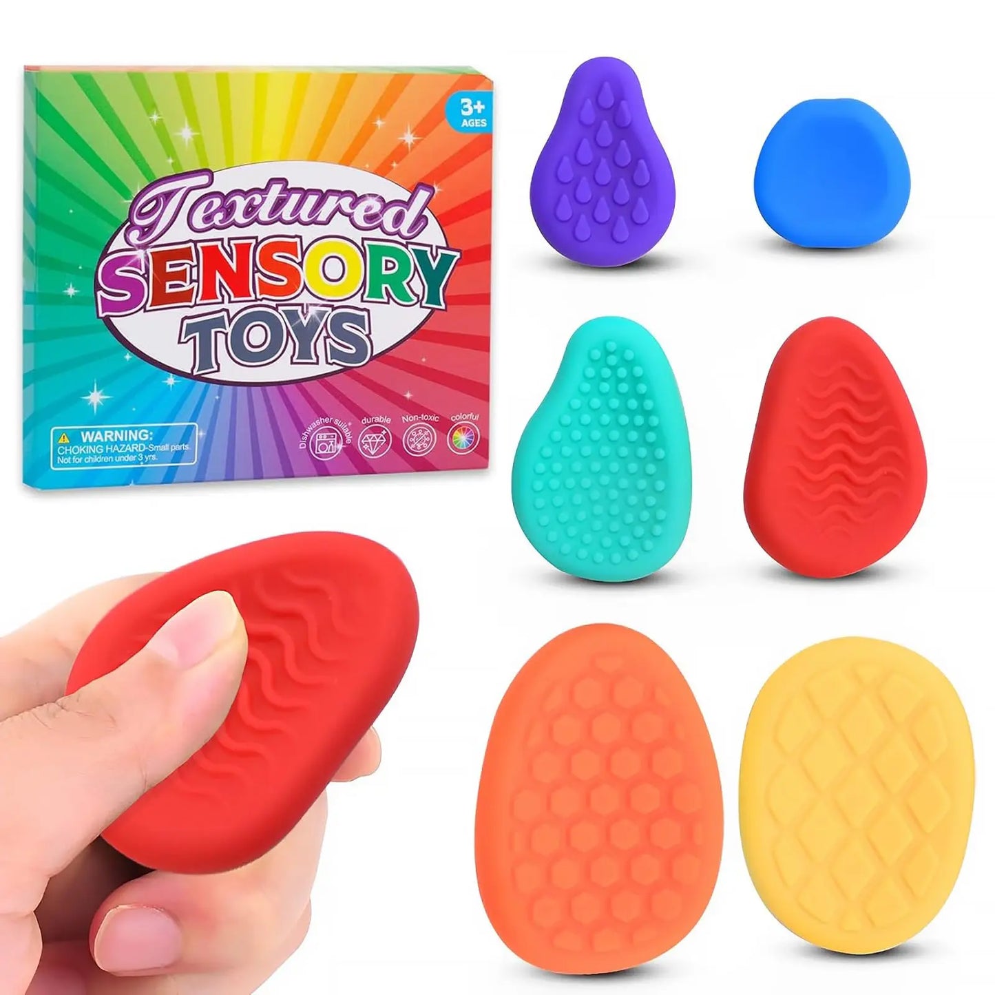 Sensory Stone For Children Both Adults Cure For ADHD Focus Relieve Anxiety Relax Autism Treatment Kids Inspire Exploration