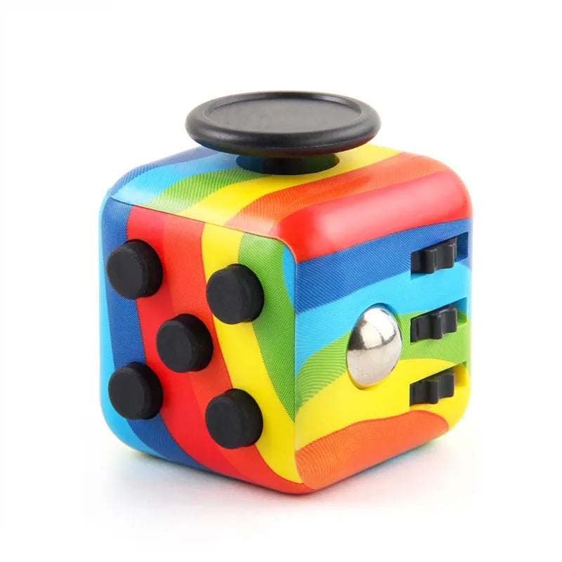 Fidget Cube Antistress Toy 8 Models 3.4cm 40g Hand Spinner Decompression Tool for Autism ADHD Anxiety Stress Relief Kids Adults